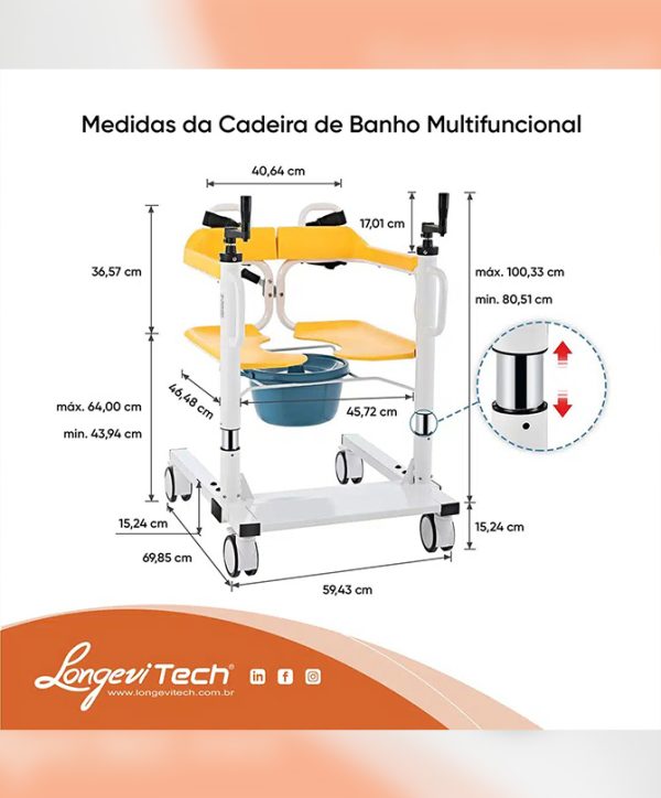 Cadeira de Transferência Multifuncional - Image 5