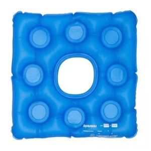 Almofada gel quadrada com orifício caixa de ovo