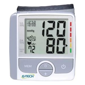 Aparelho de pressão digital automático de Pulso G-Tech BPGP200