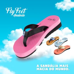 Sandália Ortopédica Fly Feet Anabela