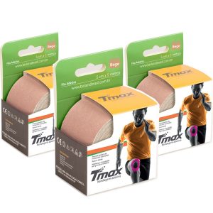 BANDAGEM ELASTICA ADESIVA TMAX 5Mx5CM COR