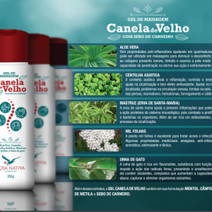 Gel de Massagem Canela de Velho