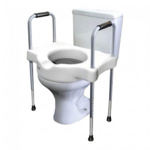 ELEVAÇÃO DE ASSENTO SANITÁRIO COM ALÇAS