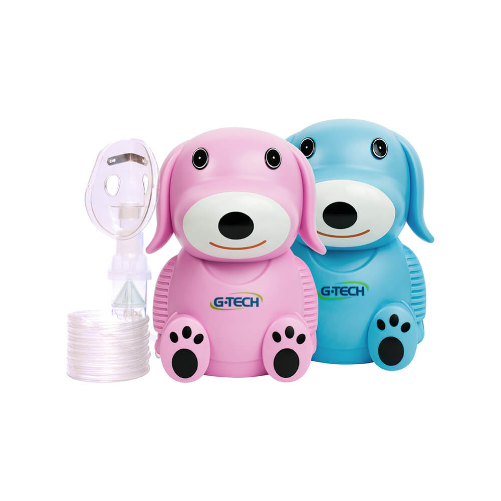 Nebulizador/ Inalador GTECH modelo DOG Azul ou Rosa