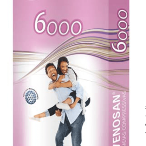 MEIA COXA VENOSAN 6000 AGH 20-30 PE ABERTO BEGE