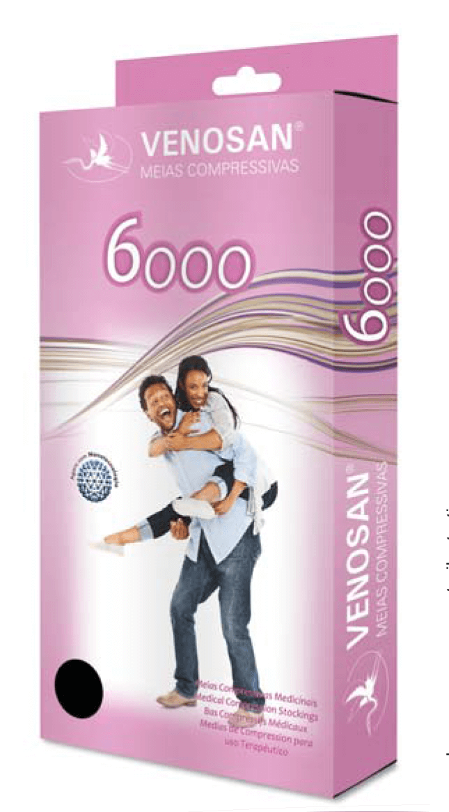 MEIA COXA VENOSAN 6000 AGH 20-30 PE ABERTO BEGE