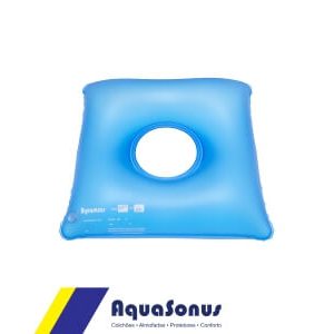 ALMOFADA INFLÁVEL CAIXA DE OVO QUADRADA COM ORIFICIO AQUASONUS