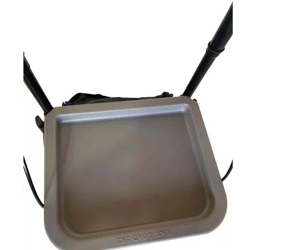 Andador Em Aluminio De 03 Rodas Prata Com Cesto - Imagem 4