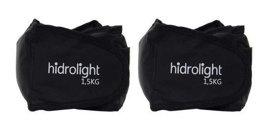 Par De Caneleira Tornozeleira Com Peso - Hidrolight Kit 3kg (2 x 1,5kg)