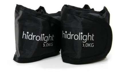Caneleira peso hidrolight kit 6 kg - duas unidades de 3 kg