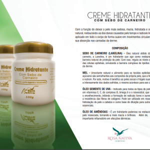 Creme Hidratante Sebo De Carneiro 100g