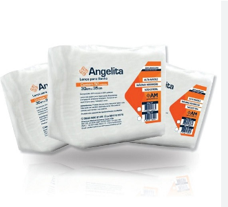 Lenço Para Banho 30cm X 35cm Angelita