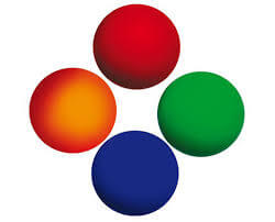 BOLA DE EXERCÍCIOS MÃO LISA / CRAVO - Imagem 2