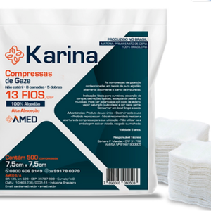 Compressa De Gaze N/Estéril 13 Fios