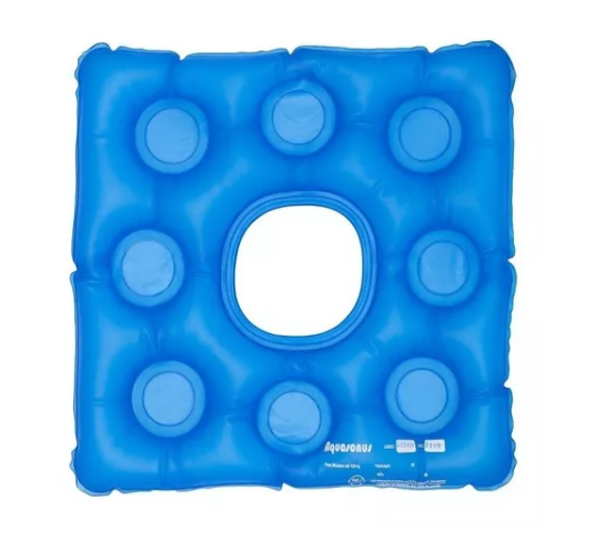 ALMOFADA GEL QUADRADA COM ORIFÍCIO CAIXA DE OVO - Imagem 2