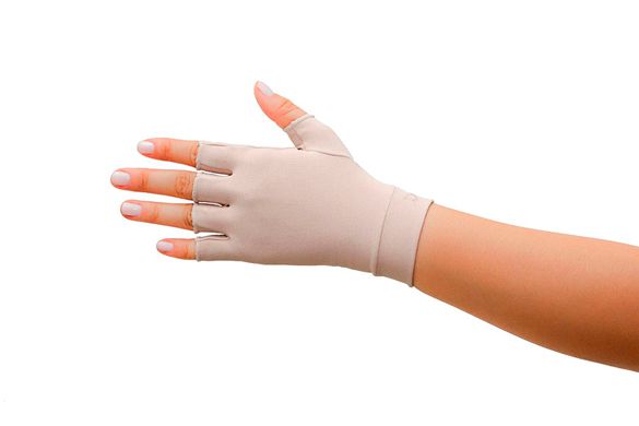 Luva (Modelo 8013) curta com proteção FPS+50 Reabilit