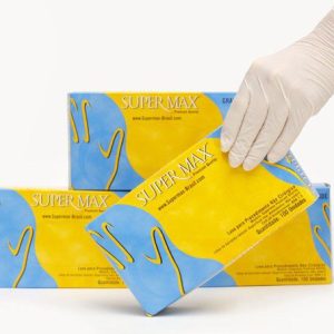 LUVA PARA PROCEDIMENTO NÃO CIRÚRGICO LÁTEX COM PÓ