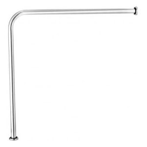 BARRA CROMADA EM L 60X70 COM 3 APOIOS - ALO