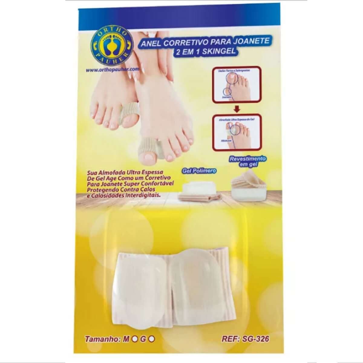 ANEL CORRETIVO P JOANETE 2 EM 1 SKINGEL - Imagem 2