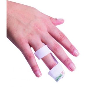 Tala de pvc transparente para dedos