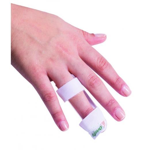 Tala de pvc transparente para dedos