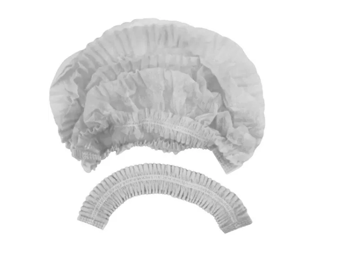 Touca Branca Descartavel Elastico - Imagem 2